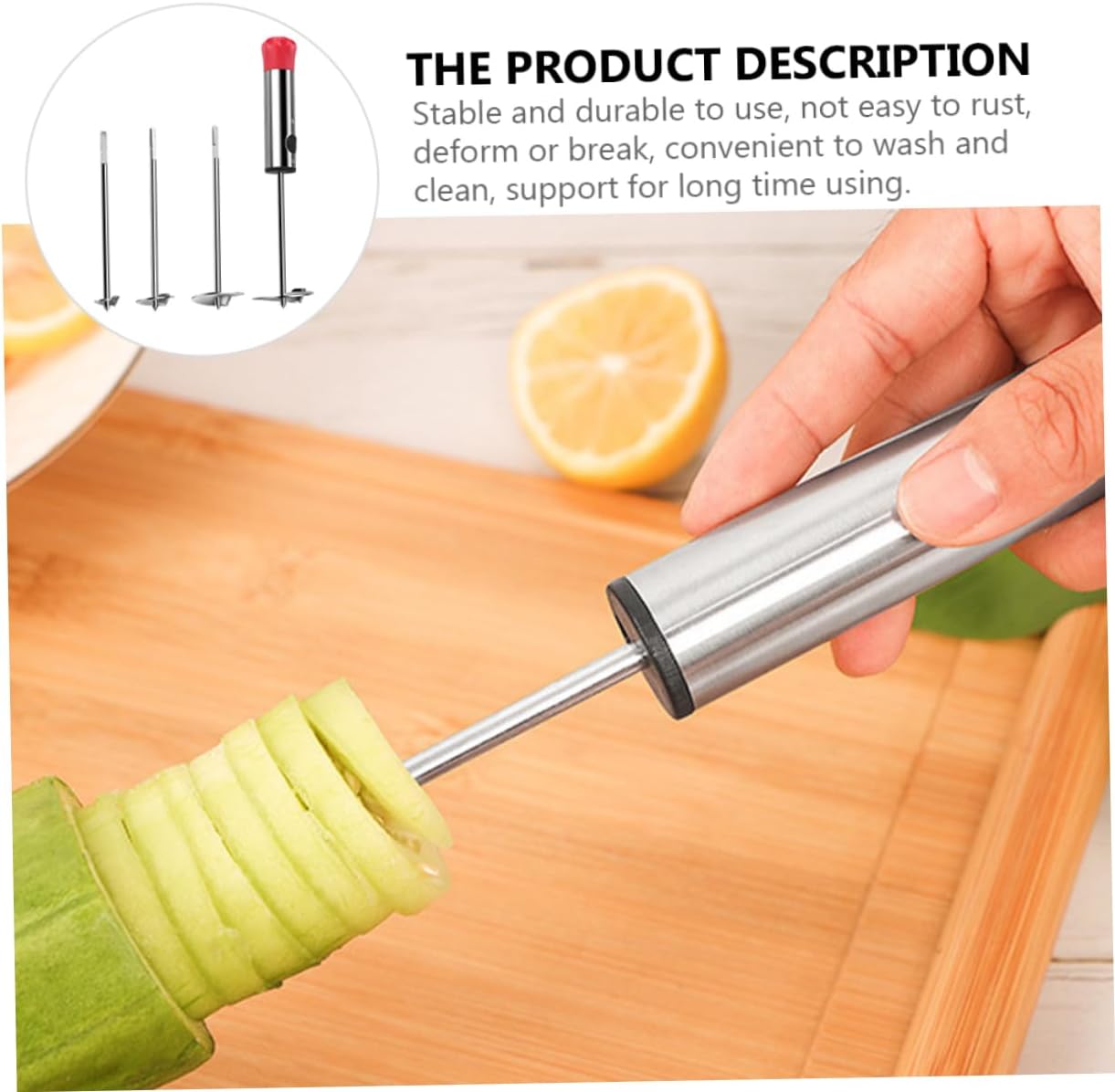 Fruit Corer Set Stainless Steel Blades Cherry and Pear Core Remover Kit for Effortless Cooking and Baking and Easy to Use Kitchen Gadget