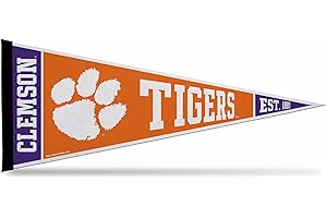 Rico Clemson Tigers NCAA Exclusive 12" x 30" Felt Wall Decor Pennant