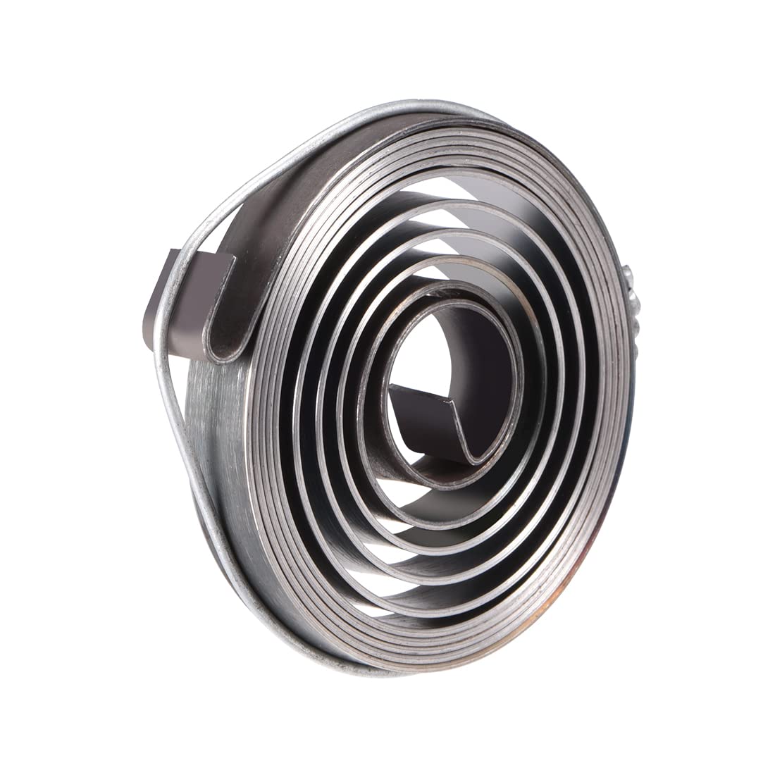 PATIKIL 49 x 8 x 0,8 mm Bohrmaschinenfeder, 1540 mm Dehnung, lange Rückholfeder für Bohrmaschinen, schwarz