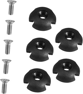 Pulling Rope Buckle for Kayak and Boat Plastic Black Set