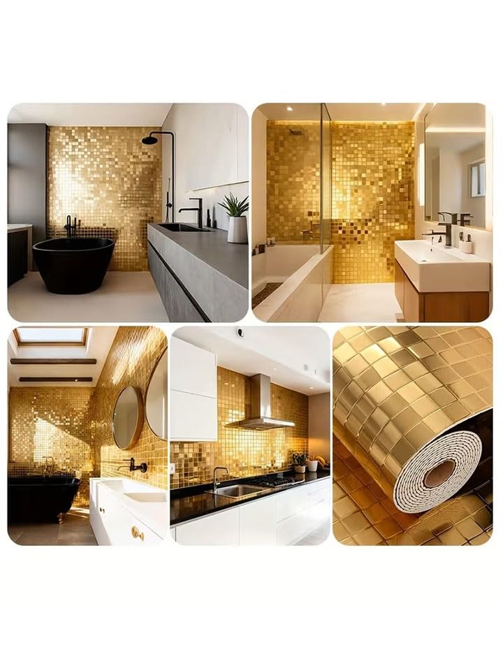 Papel pintado autoadhesivo impermeable para decorar cocinas y salones acogedores 7