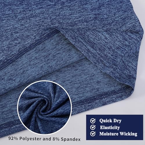 4 Pack Youth Boys Kids T Shirts Quick Dry Short Sleeve Moisture Wicking Tee Shirts Athletic Tops (Age 5-18Y)2