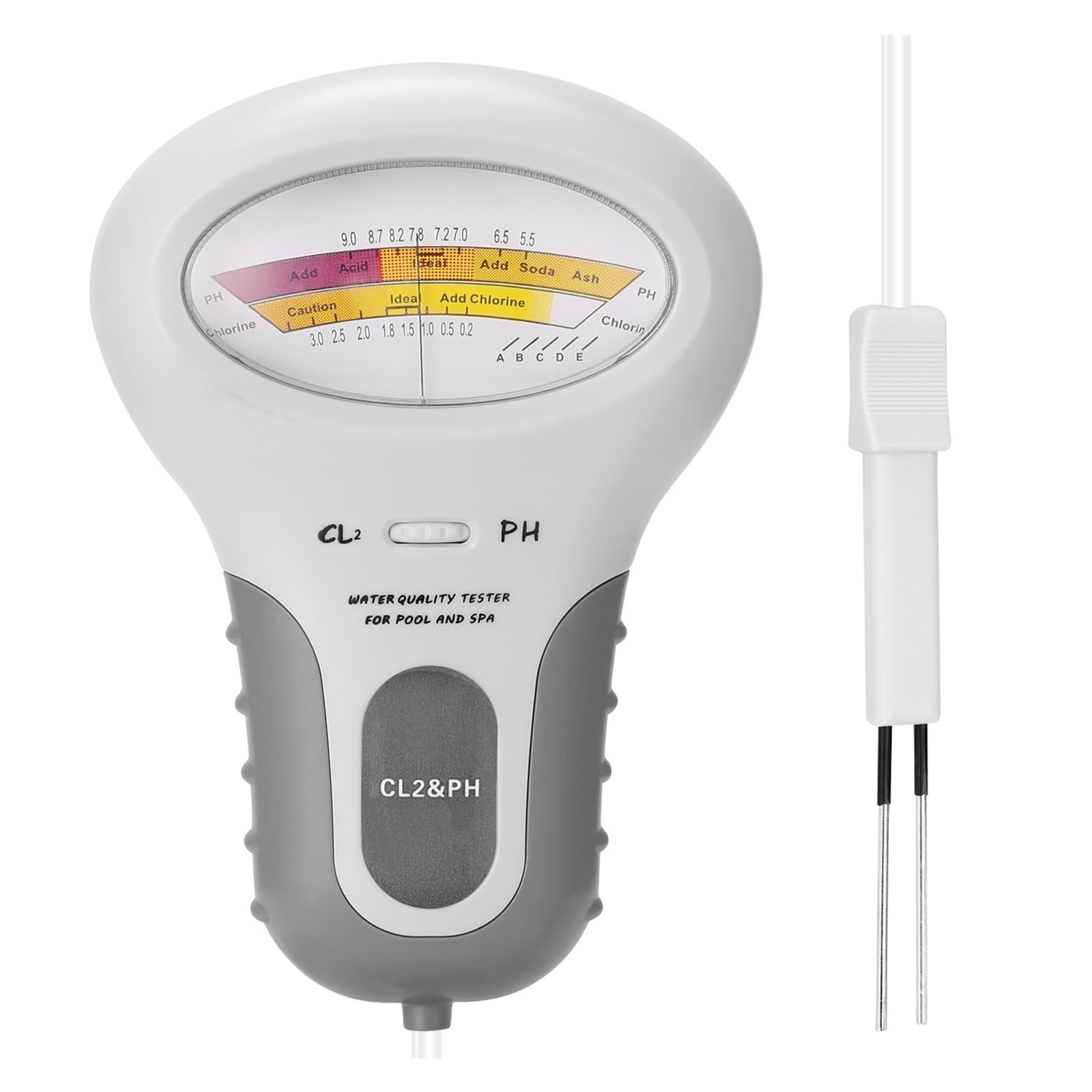2 W 1 Miernik Chloru PH Tester Jakości Wody Urządzenie Pomiarowe Narzędzie Do Pływania Akwarium Basenowego