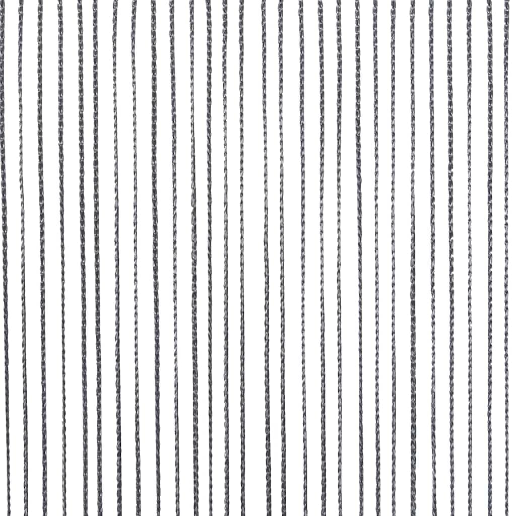 SYDE Zasłony sznurkowe 2 szt. Antracyt 140 x 250 cm
