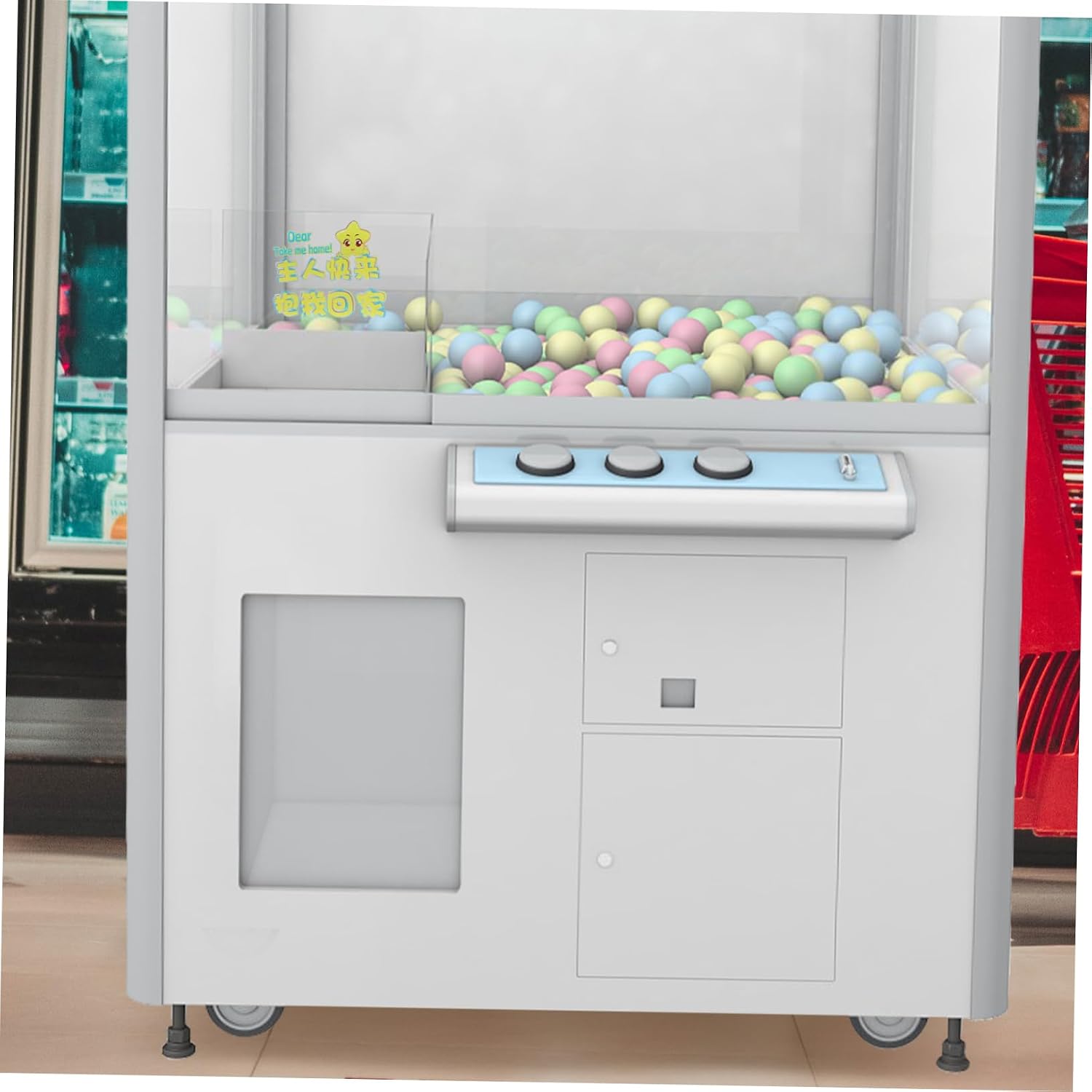 BESPORTBLE Plastic Claw Machine Blocker for Vending Machines Arcade Supply | Prevents Items from Falling, Versatile Practical Design, Stylish Lettering Look, Beverage Machine Use image 3