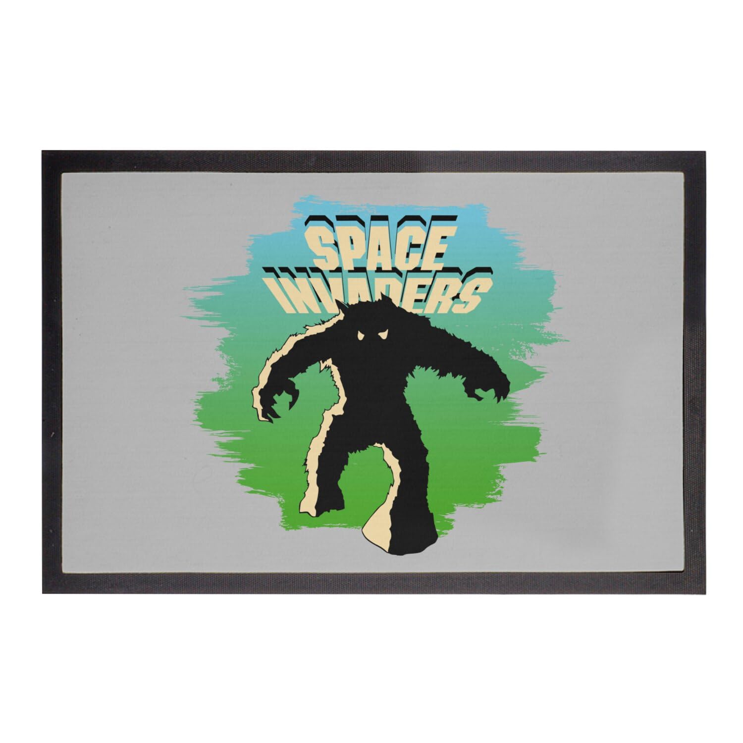 Paillasson Invader Alien Gris Tapis Idéal Entrée Appartement