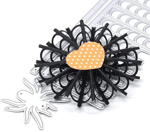 Miniatura 2 de KSCRAFT Plantillas de troqueles de corte de metal con roseta de telaraña de Halloween para álbumes de recortesálbum de fotos, decoración en relieve,