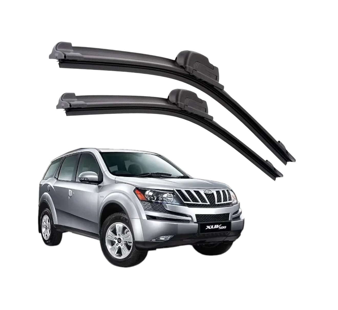 Car Windshield Wiper Blades Suitable With Mahindra XUV 500 - Set of 2Pc (D-24, P-20)-image-41