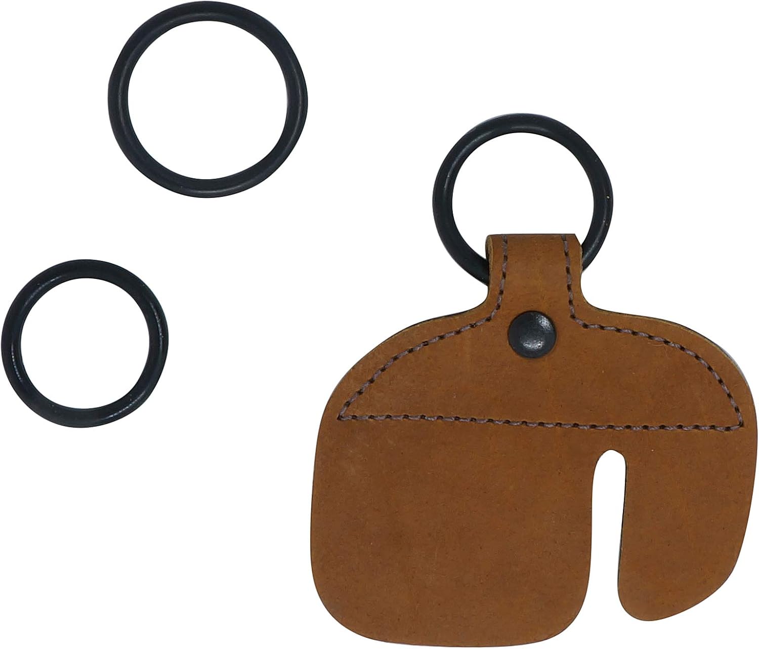 Large American Bison Split Finger O-Ring Tab Left-Handed