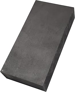 OTOOLWORLD 99.9% Purity Graphite Ingot Block EDM Graphite Plate Milling Surface (100MMx50MMx20MM)