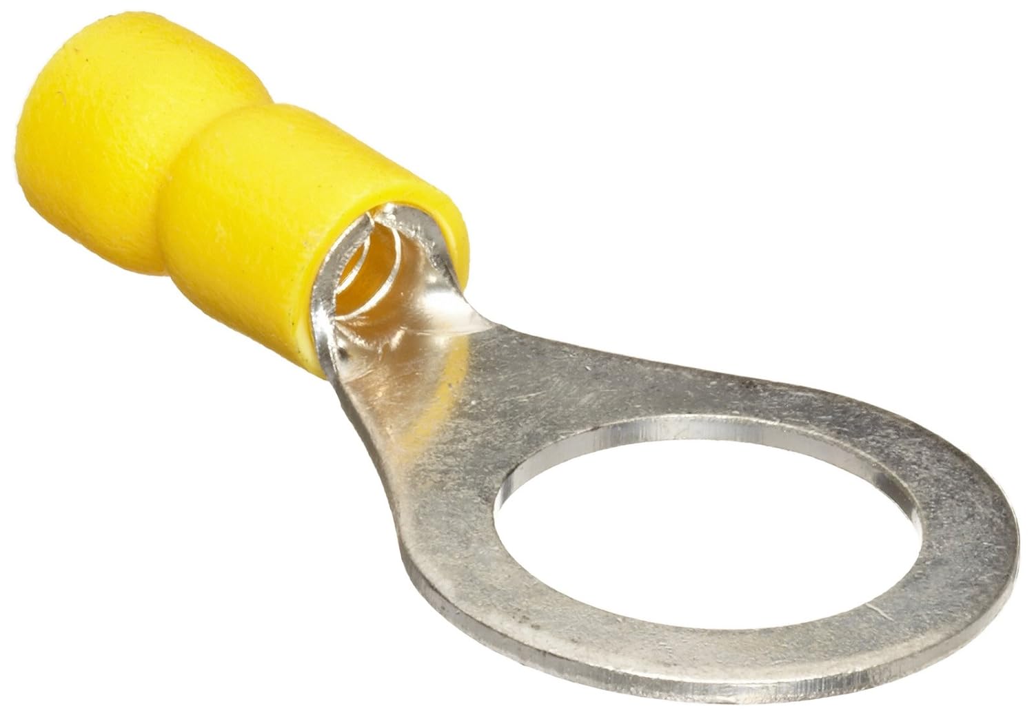 10072 Ring Terminal, Vinyl Insulated, Yellow, 12-10 Wire Size, 1/2 Stud Size (Pack of 100)