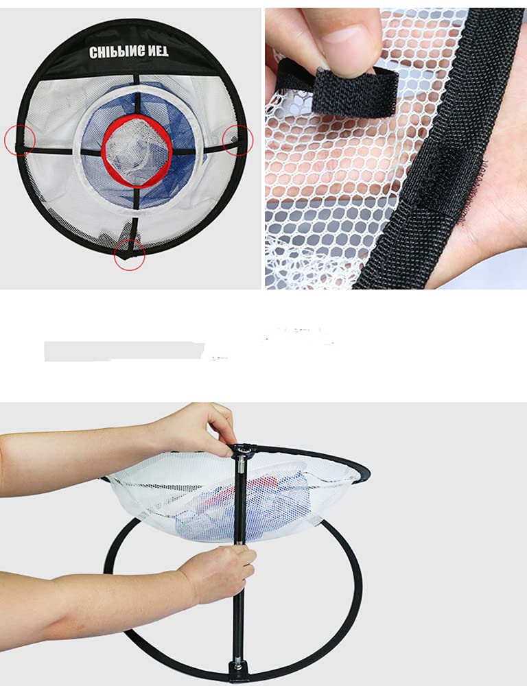 Red plegable portátil para jugar al golf, red de golf para practicar al aire libre, interior, patio trasero