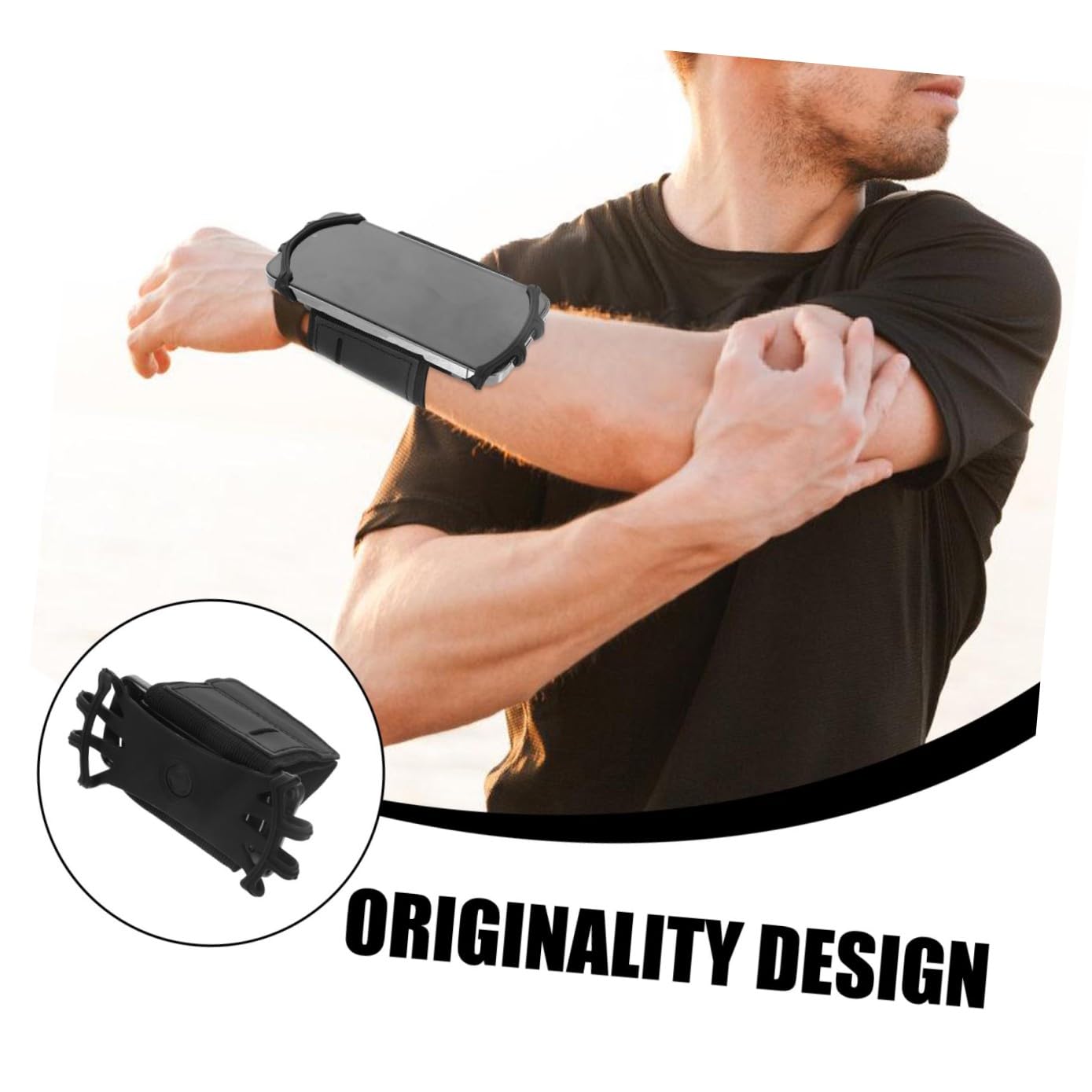 5pezzi Telefono Braccio Armband Per Smartphone Traspirante Adatto Per Attività All e Pulizie Domestiche