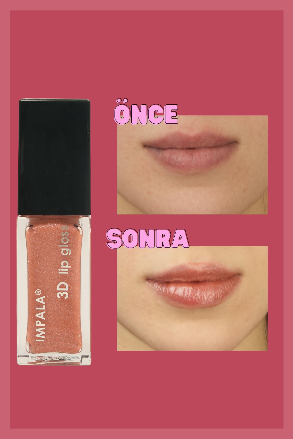 Impala 3D Lip Gloss Dudak Parlatıcı No:108