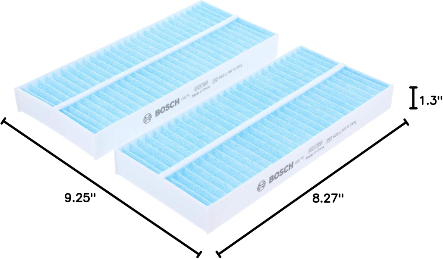 BOSCH 6007C HEPA Cabin Air Filter - Compatible with Select Infiniti QX56; Nissan Armada, Titan