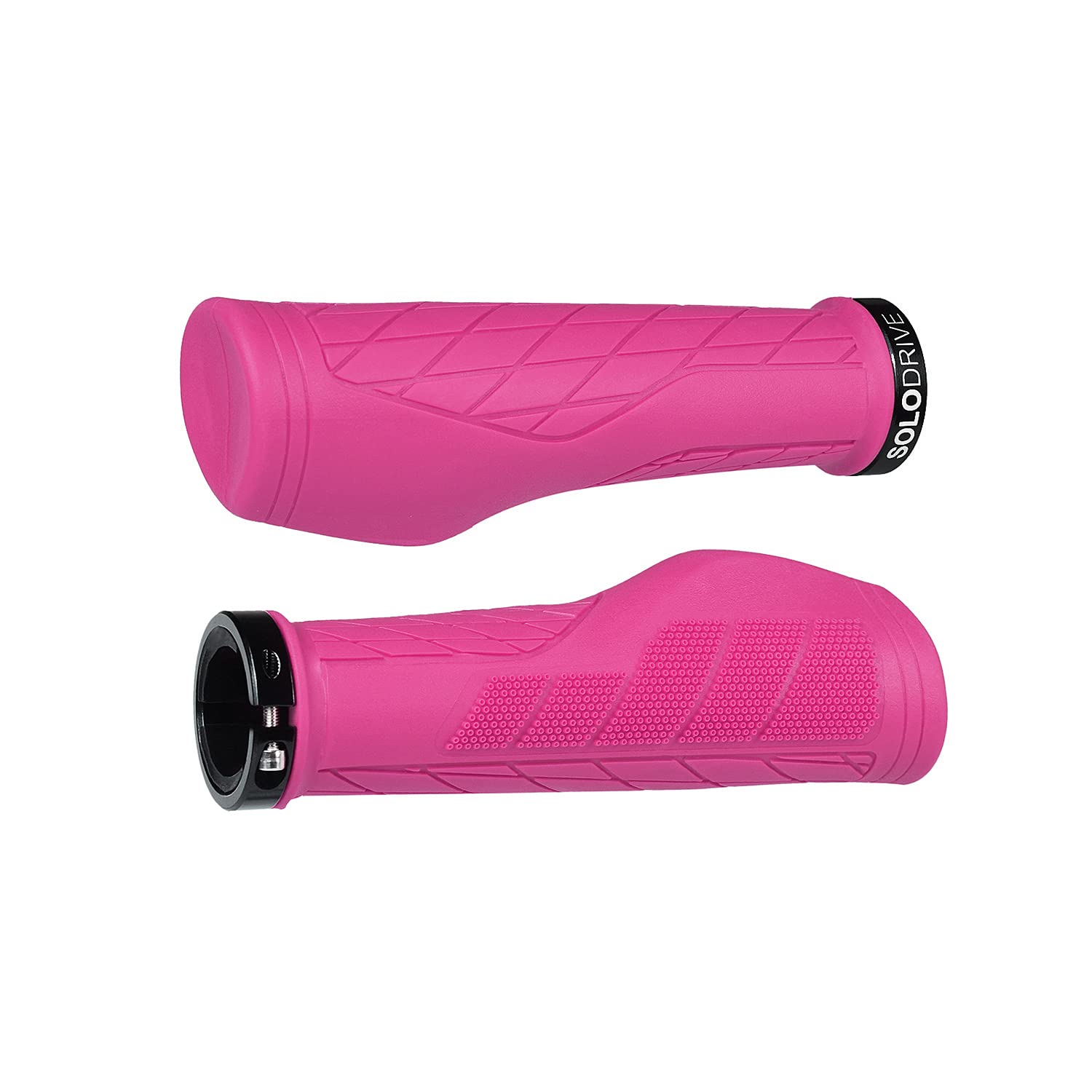 SOLODRIVE Ergonomic Bicycle Grips, Non-Slip Rubber MTB