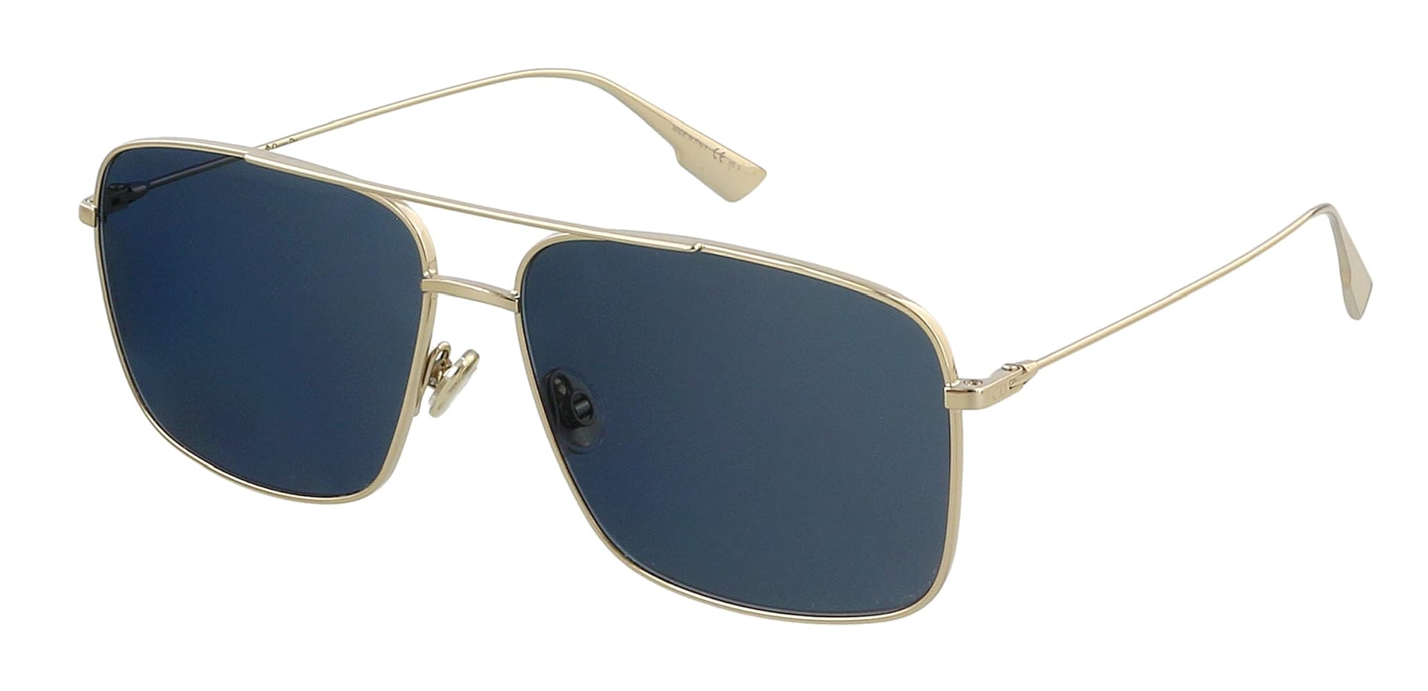 Dior Rectangular Sunglasses Stellaire O3S J5GKU Gold 57mm at