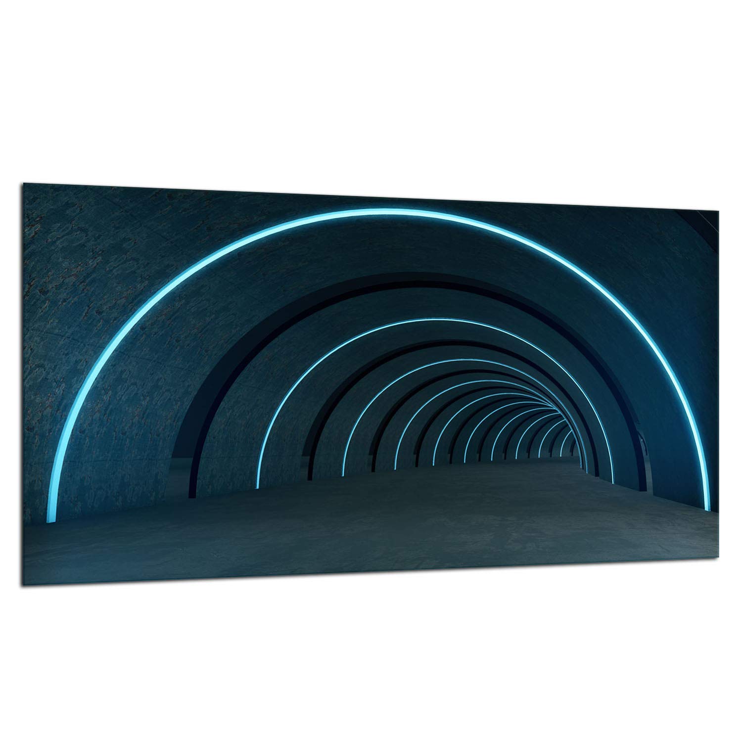 TMK | Placa de cristal para cubrir la vitrocerámica de 90 x 52 cm, protección contra salpicaduras, placa de cristal, decoración para tabla de cortar túnel