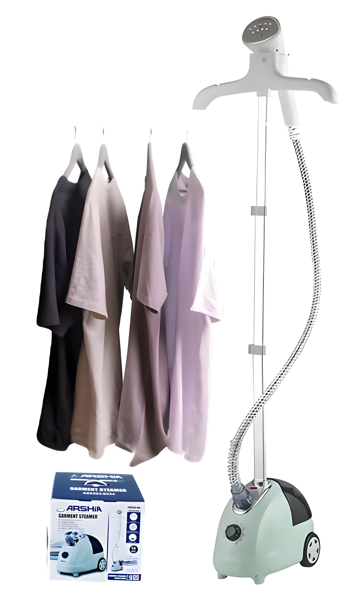 24x7 eMall Standing Garment Steamer 2000W Advanced Clothes Steamer For Wrinkle-Free Clothes - Fast Heat-Up, Portable, And Efficient For Home And Professional Steam Iron Wheels For All Types Of Clothes (B0CP84CW3N) Amazon Price History, Amazon Price Tracker
