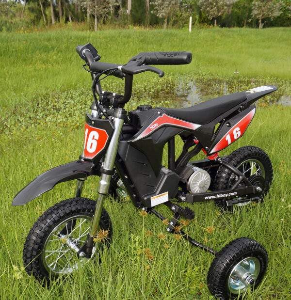 Image of Hardline Products USA Training Wheels for Hiboy DK1 - Evercross EV12m - Isinwheel A12 & A14 - ENYOPRO - Elemara - Aosom - Tcaraiwen - Ecoleap - Hovermax H12M - Jetson Fort Electric Dirtbikes