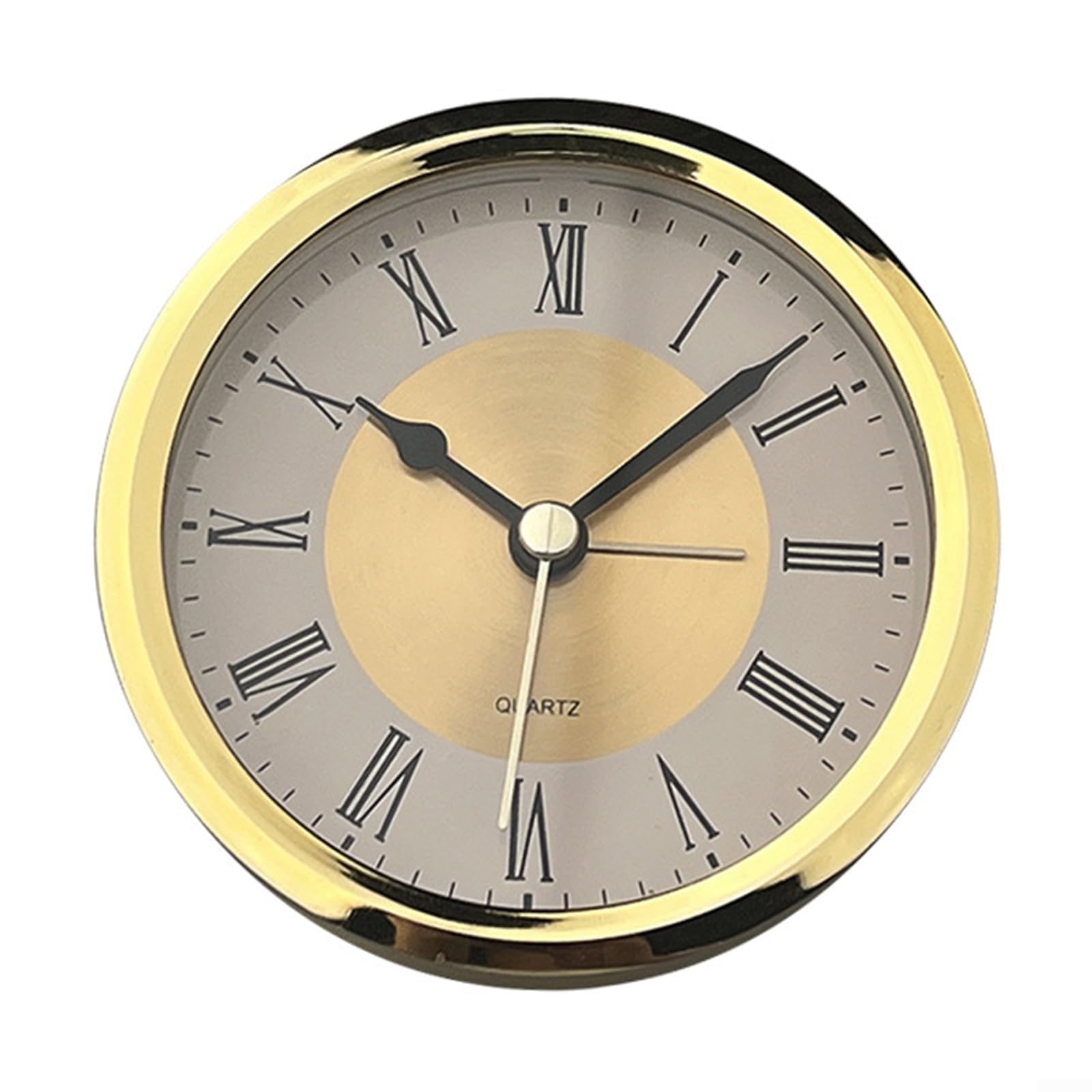 Outils DIY Horloge s 89 mm avec Chiffres Arabes dorés et Cadran Blanc pour remplacer Les Anciens mouvements d'horloge