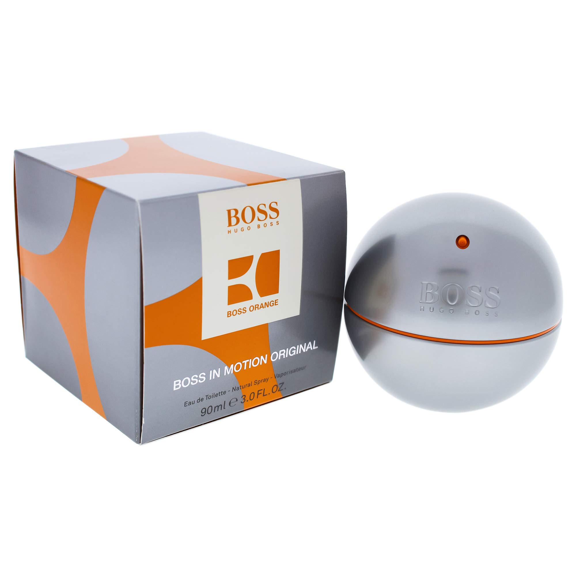 BOSS In Motion - Eau de Toilette for Him - Ambery Fragrance With Notes Of Bergamot, Cinnamon, Sandalwood - Medium Longevity - 90ml