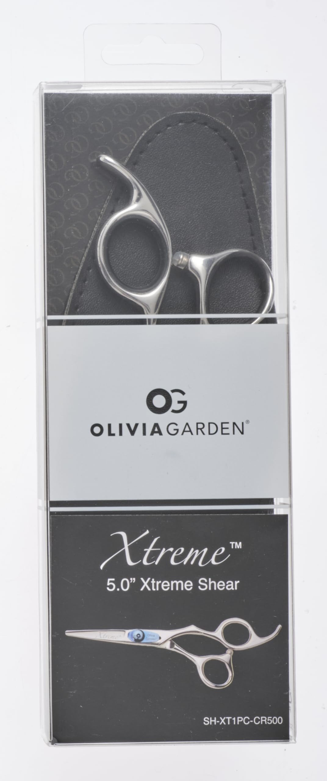 Olivia Garden Xtreme 5.0" - Nożyczki dla Praworęcznych - Ergonomiczny Uchwyt, Regulowane Napięcie, Idealne dla Początkujących i Studentów