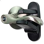 Door Lever Lock (2 Pack) Prevents Toddlers from Opening Doors. 3.25 L * 1.5 W * 4.5 H Easy One Hand Operation for Adults. Durable ABS with 3M Adhesive Backing. Simple Install, Black