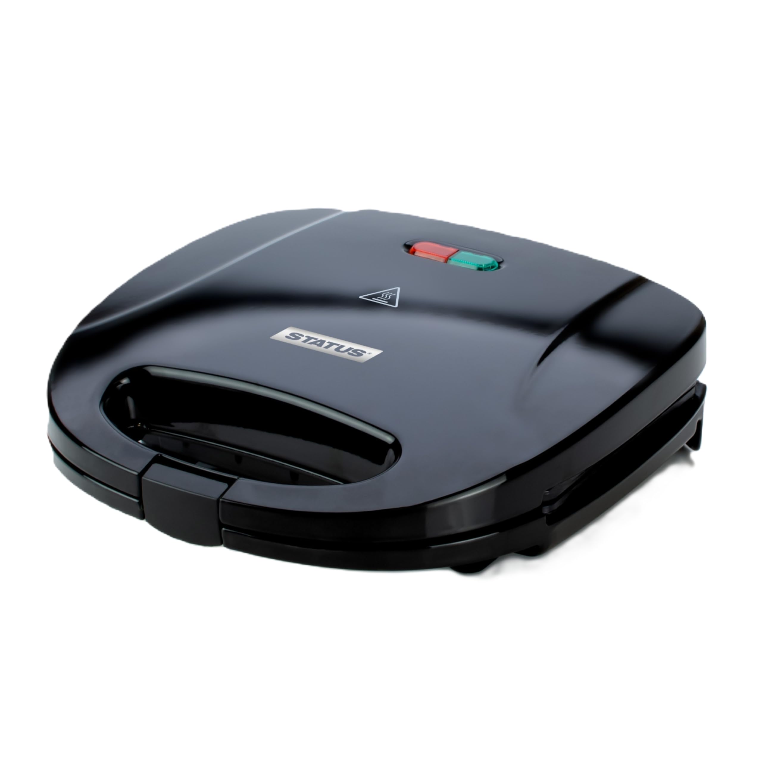 STATUS Rockford 2 Slice Sandwich Toaster, Non-Stick Sandwich Maker, 700W, Black, ROCKFORDST1PKB4