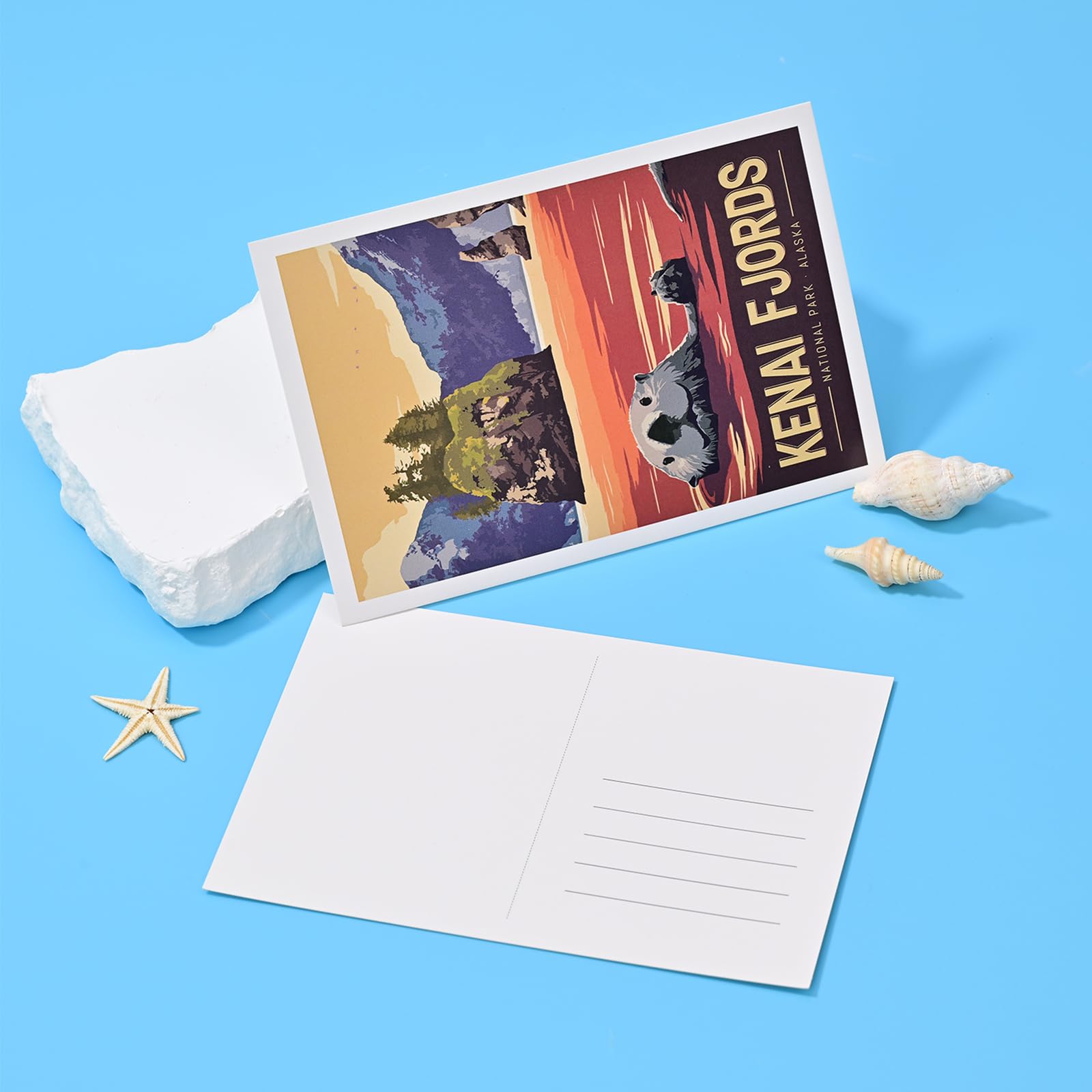 Gaeaverse 63 Pcs National Park Vintage Postcards - US Parks Greeting Cards 3.94x5.83 Inches