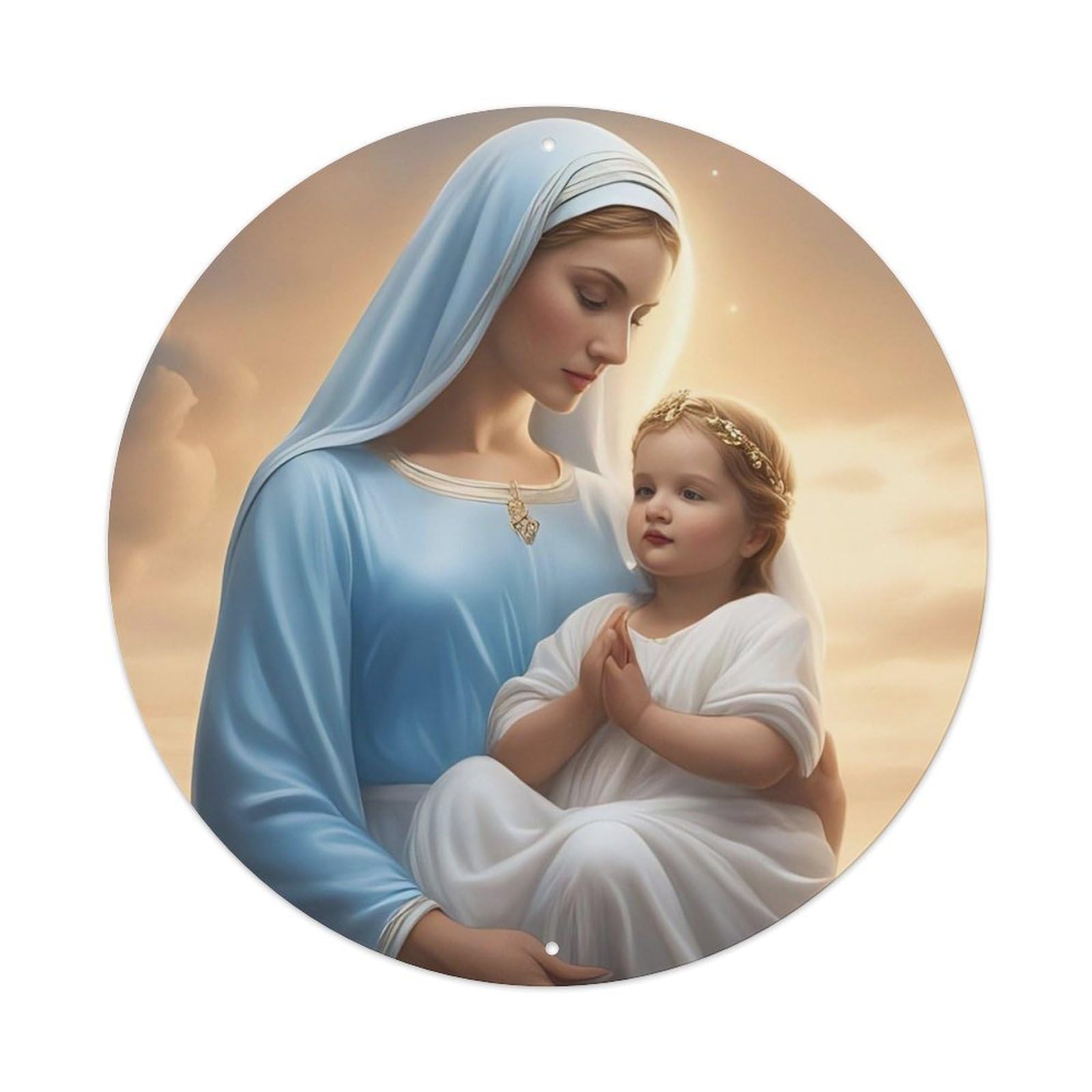 The Great Virgin Mary Religious Metal Tin Sign