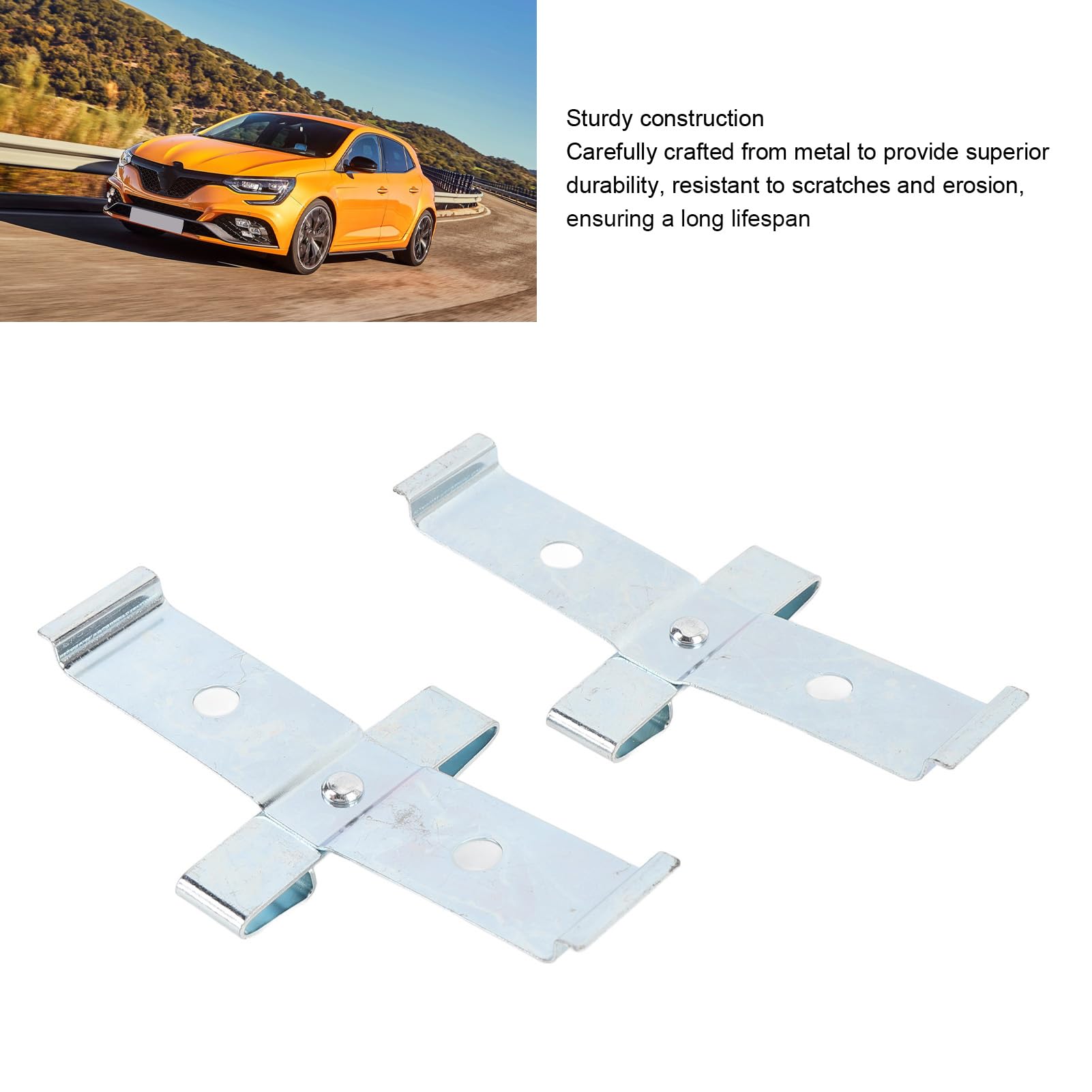 SIXRUN Kit Hardware Pinza Freno a Disco Anteriore Kit Perni Pastiglie Freno LX0469 per RS 250 265 275 SPORT Dal 2008 Al 2022 con Struttura in Metallo Vestibilità