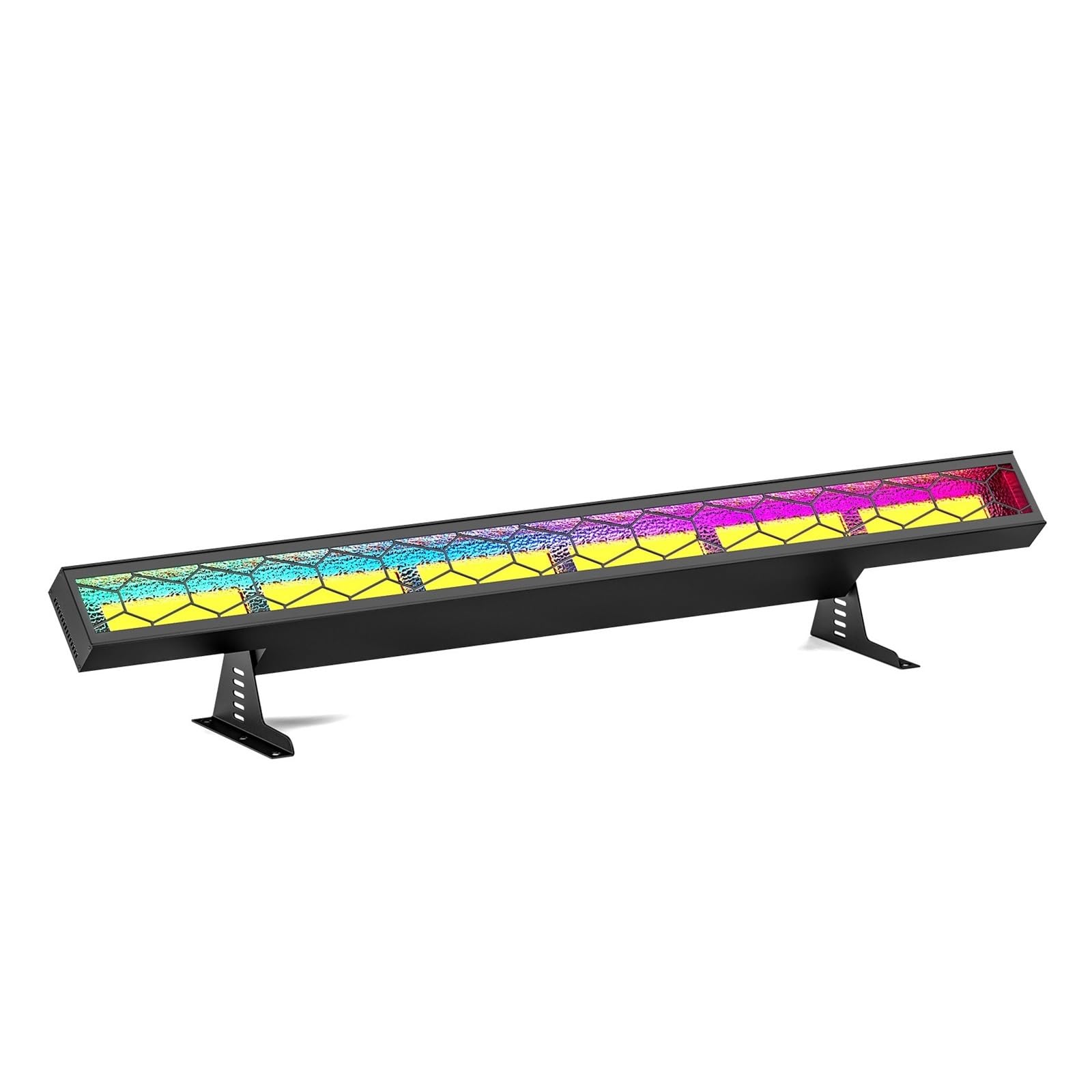 Oświetlenie LED RGB, 420W COB LED Retro Lights Bar 6X60W +120X0.2W RGB Stage Light DMX512 DJ For Outdoor Wedding Party Show Club