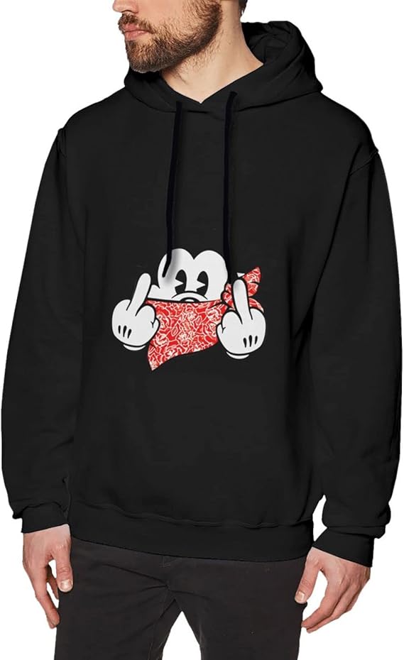 Amazon Co Jp パーカー ミッキーマウス ミニー メンズ 長袖 綿100 フード付き スウェット トップス ジャージ プルオーバー トレーナー おしゃれ ストリート カジュアル ゆったり 春 秋 冬 男女兼用 ファッション