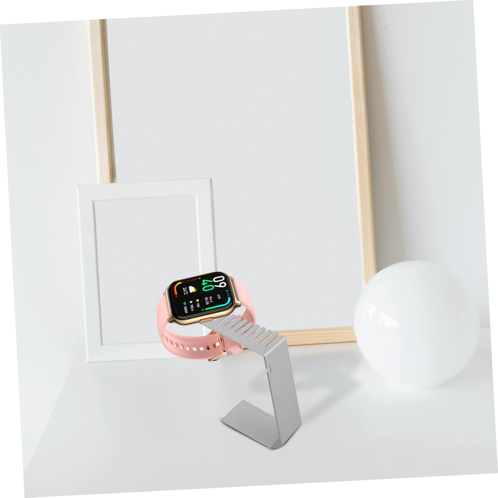 Smartwatch Inossidabile con Cinturini Stazione per Orologi Scrivania Salvaspazio e Ordinata per Accessori