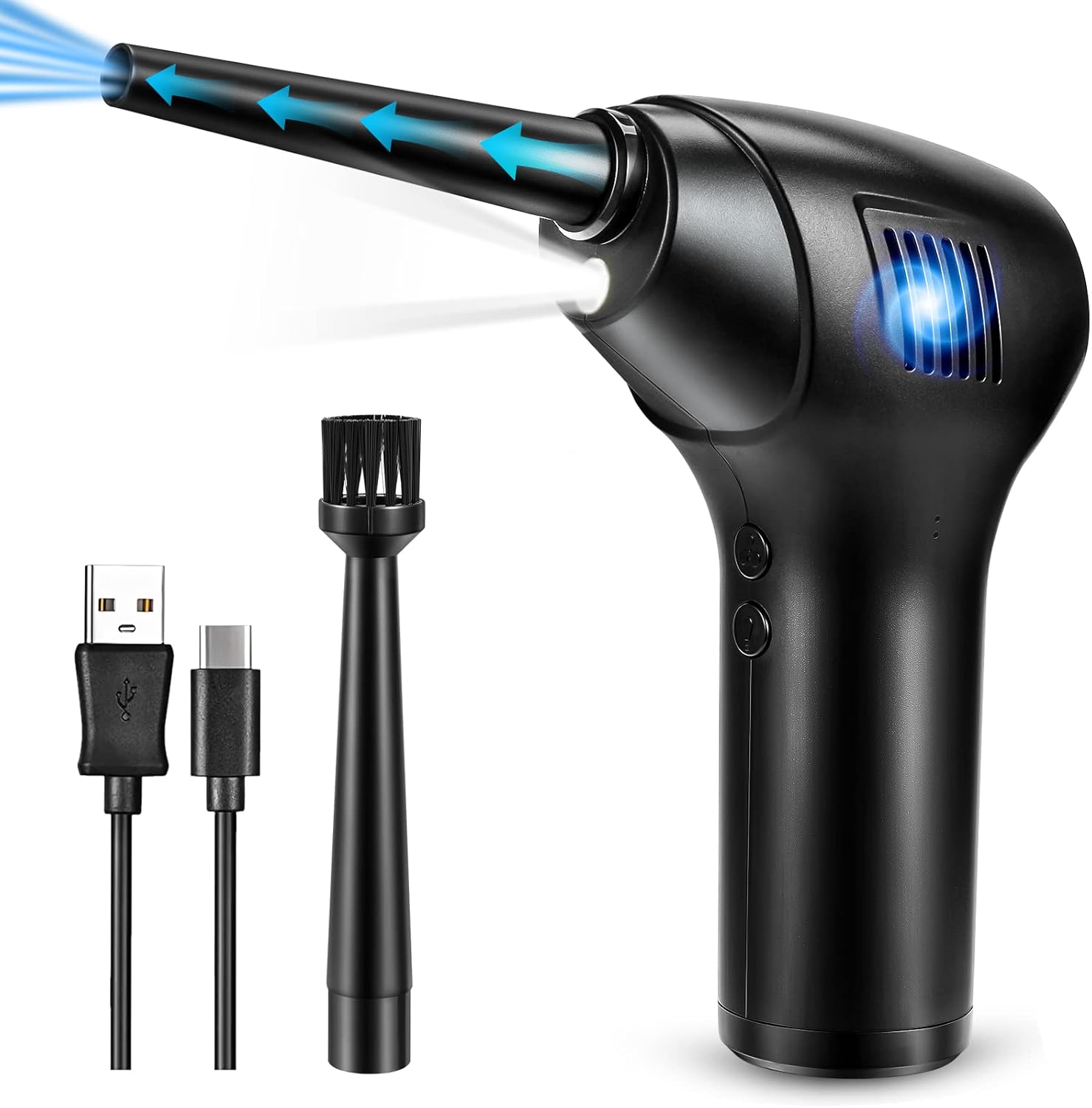 Air Duster, Cordless Compressed Electric Air Duster Computer Cleaning