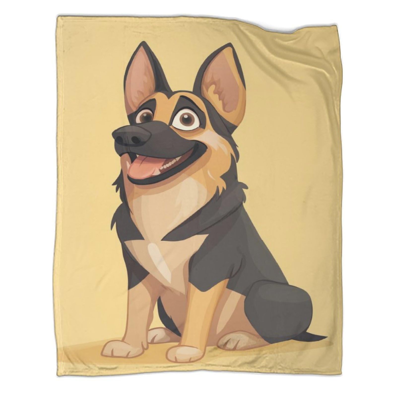Couverture polaire chien 3D en cadeau original et réconfortant pour petits et grands