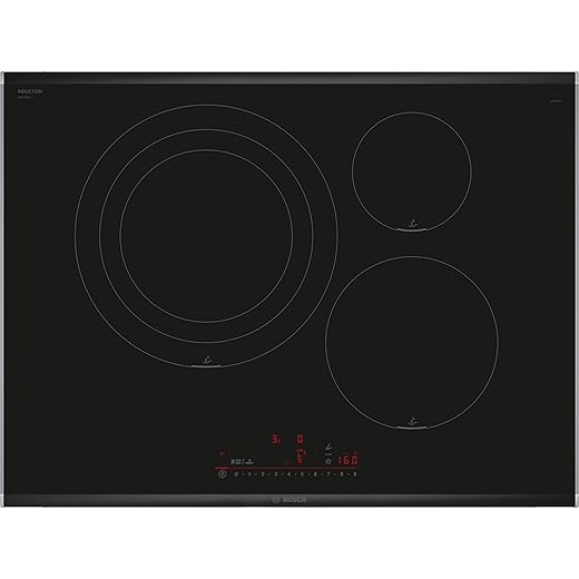 Bosch PID775DC1E - Serie | 8 Placa de inducción, Anchura 70 cm I 3 zonas I Gran zona 32 cm