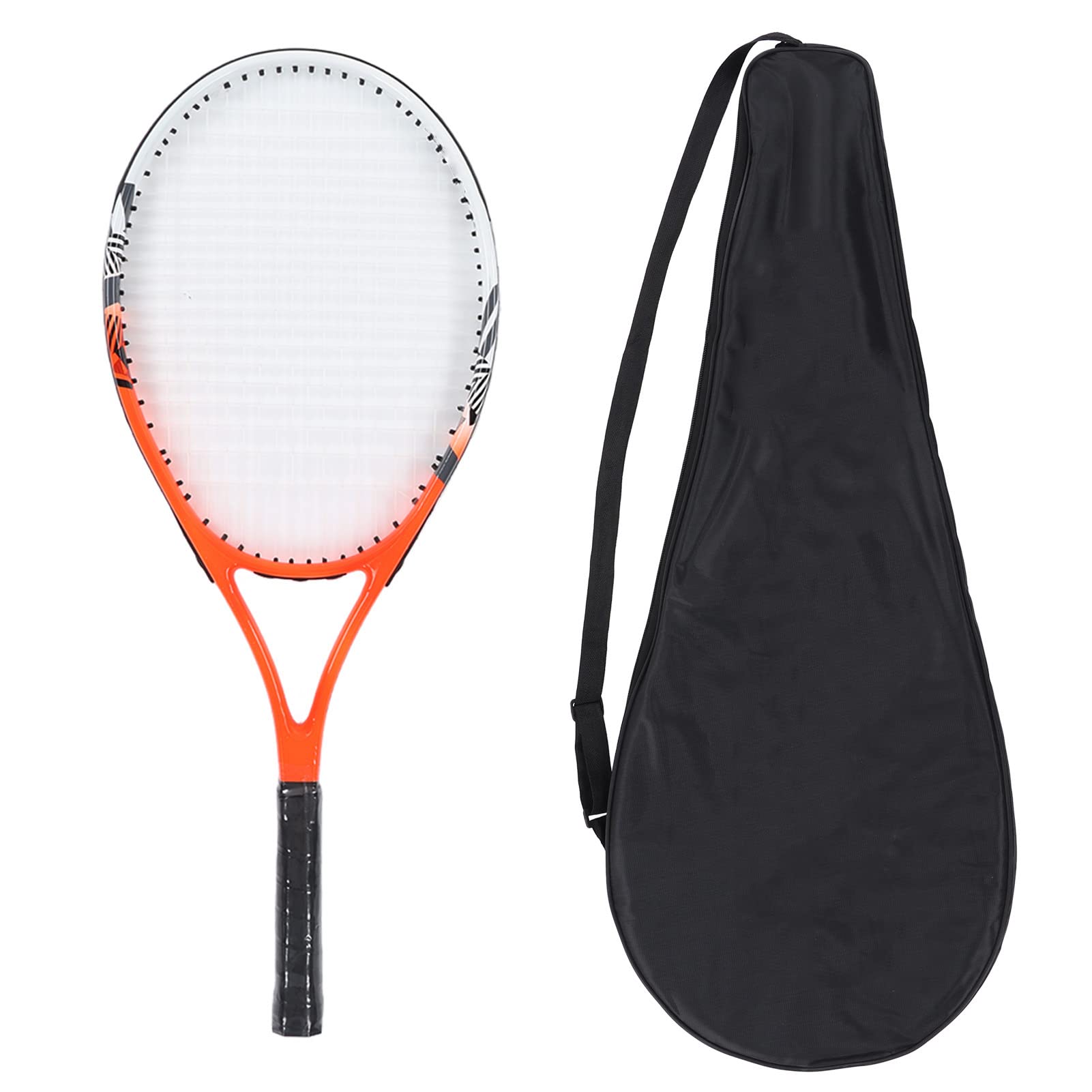 Rakieta Tenisowa Match Rakieta Tenisowa dla Dorosłych ze Stopu Aluminium 27 Cali 108 Cali², Wzór Naciągu 16x20 z torbą do Przechowywania do ćwiczeń i ćwiczeń