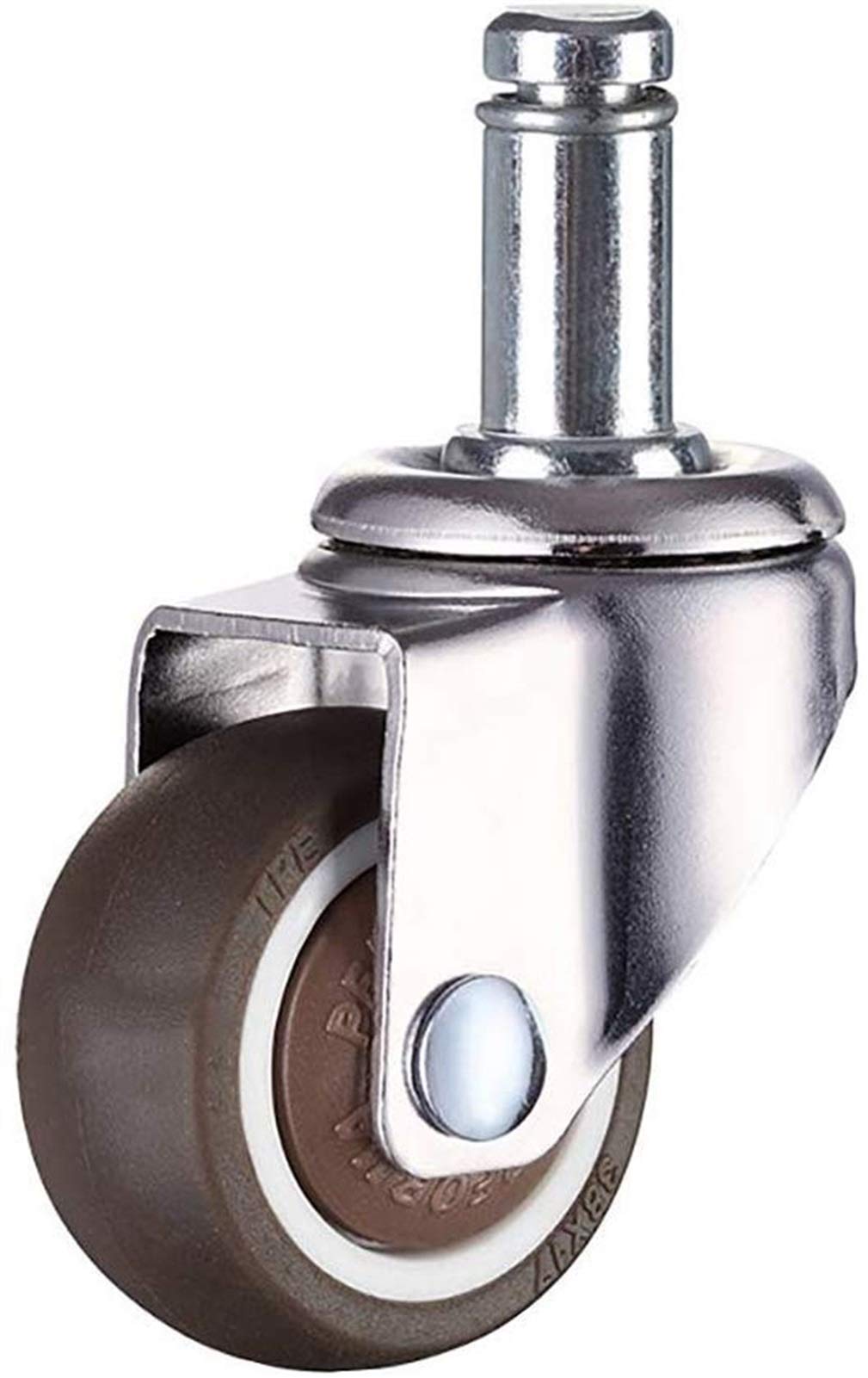 5 sztuk kółek meblowych, 1,5/2 cala uniwersalne koło do krzesła ruletka filet akcesoria do krzeseł komputerowych rolki / kółka z pierścieniem ustalającym (kolor: A, rozmiar: 55 mm)