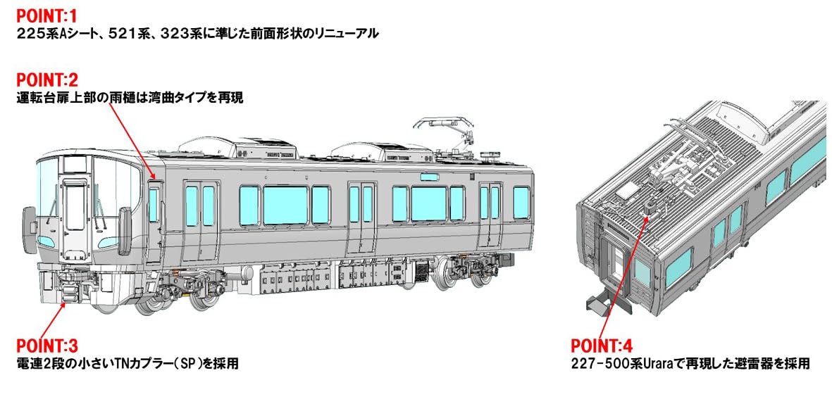 Amazon | トミーテック (TOMYTEC) TOMIX Nゲージ JR 227系 Red Wing・3