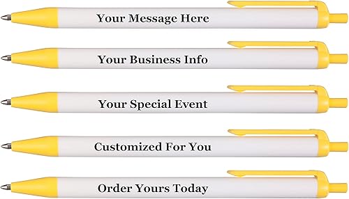 Miniatura 10 de Bolígrafo personalizado, personalizado, nombre impreso, información de negocios o eventos, publicidad atemporal, bolígrafos hechos en EE. UU.,