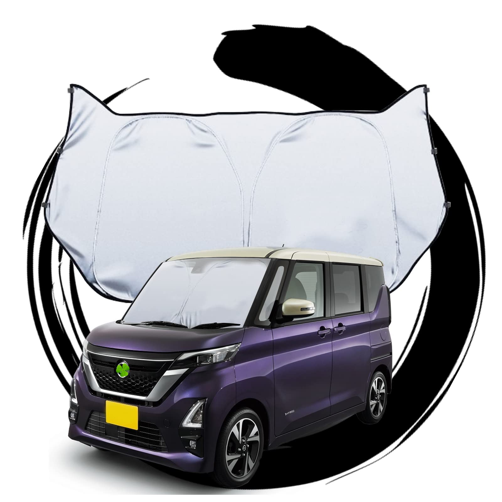 Amazon.co.jp: ruiya 新型 日産ルークス 40系 専用 サンシェード 