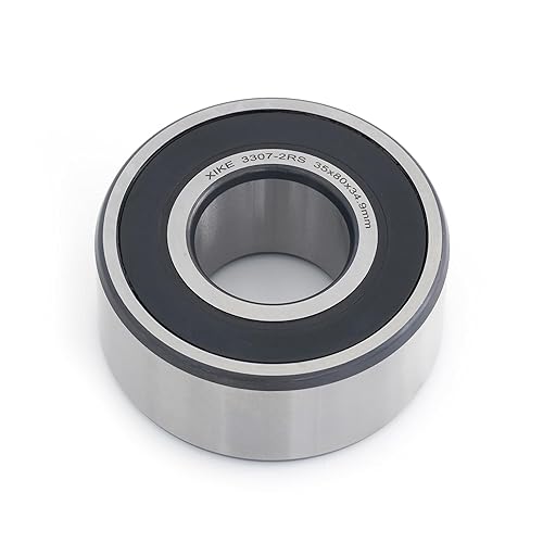 Miniatura 5 de XIKE 1 Pcs 3307-2RS5307-2RS Sealed Angular Contact Ball Bearing 35x80x34.9mm Double Row, Fits DIYCNCMotorAuto AC, Water