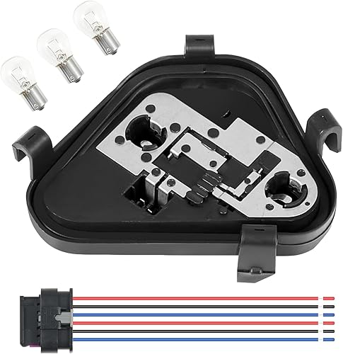 Miniatura 8 de Soporte de lámpara trasera izquierda del lado del conductor con arnés y bombillas compatible con BMW Serie 3 320i 328i 335i 328d 2012 2013 2014 2015