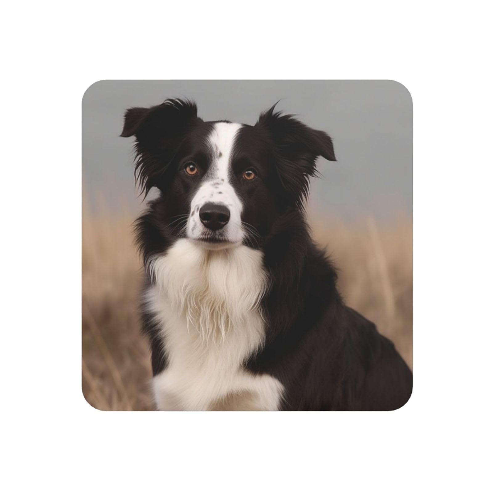 Fodpand Square Border Collie Fridge Magnets, Strong Small Refrigerator Magnets Decorative Magnets For Kitchen Fridge Office Locker - Funny Magnetic Stickers Birthday Gifts
