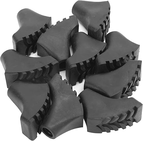 Miniatura 6 de Cubierta universal para patas de bastón de senderismo, patas de goma antideslizantes universales para bastones de senderismo
