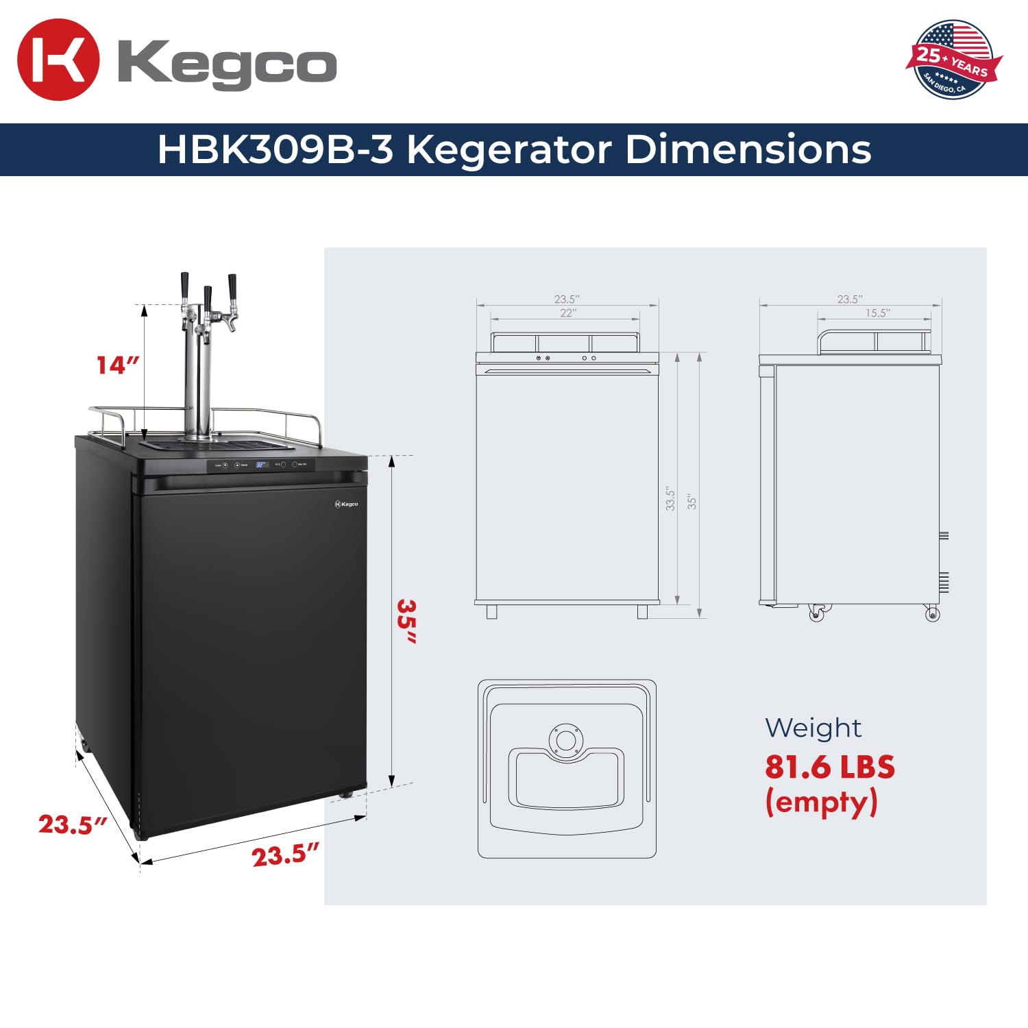 Homebrew Kegerator on Fridge.com - View 2