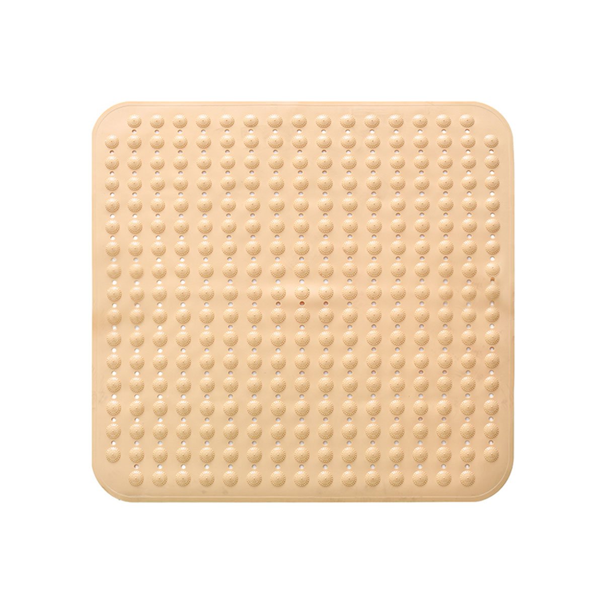 Alfombrilla de baño cuadrada extra grande de 80 x 80 cm, antideslizante, con ventosas antideslizantes, alfombrilla de baño de seguridad antibacteriana, material TPR respetuoso con el medio
