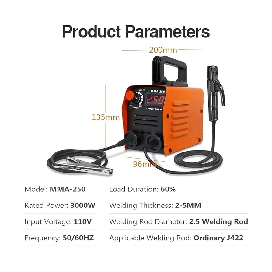 japantecnology ゼティカ ZX7-250 250A 220V Mini Electric Welding Machine Portable